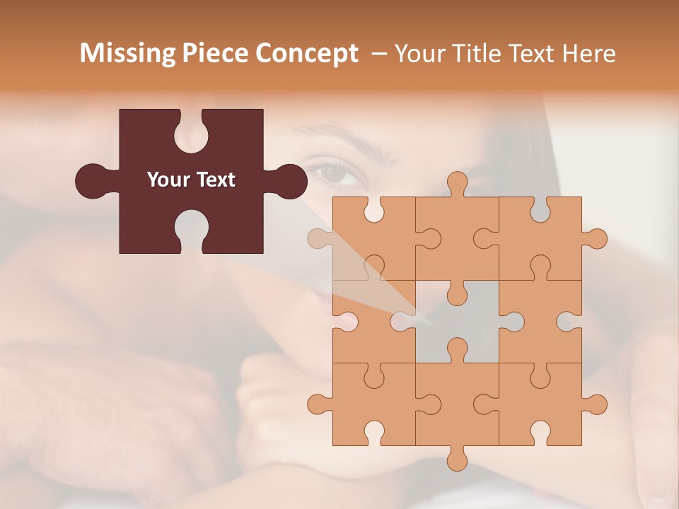 A Man And A Woman Laying On Top Of A Bed PowerPoint Template