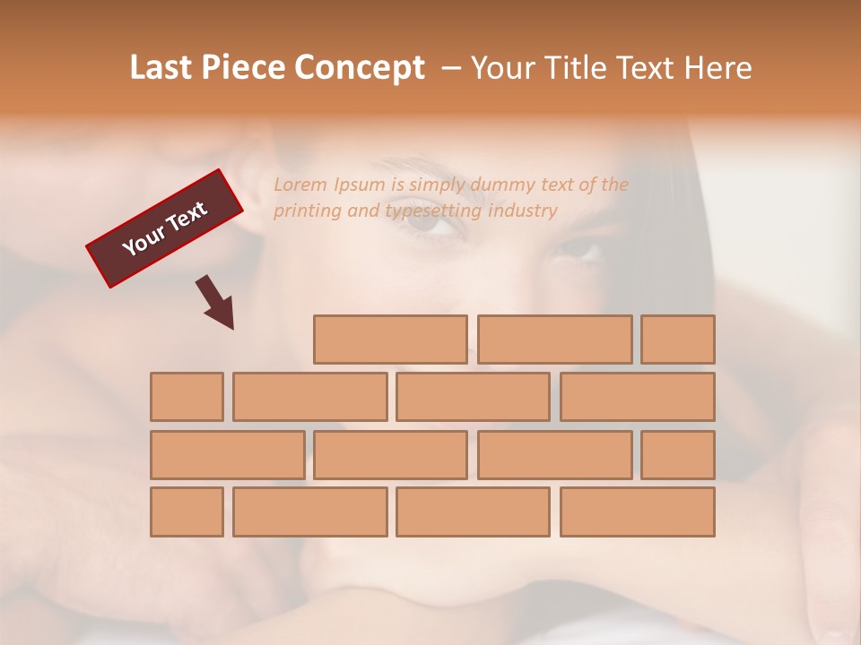 A Man And A Woman Laying On Top Of A Bed PowerPoint Template