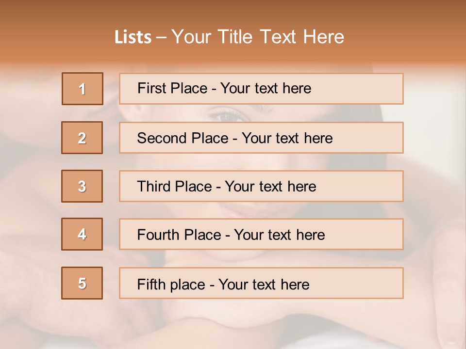 A Man And A Woman Laying On Top Of A Bed PowerPoint Template