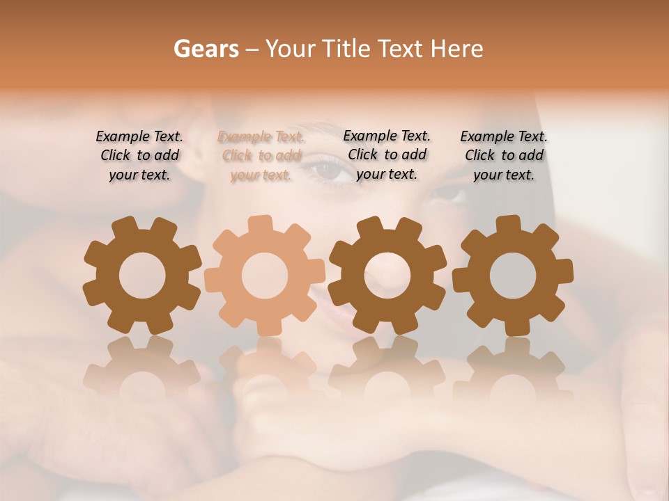 A Man And A Woman Laying On Top Of A Bed PowerPoint Template