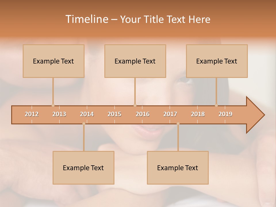 A Man And A Woman Laying On Top Of A Bed PowerPoint Template