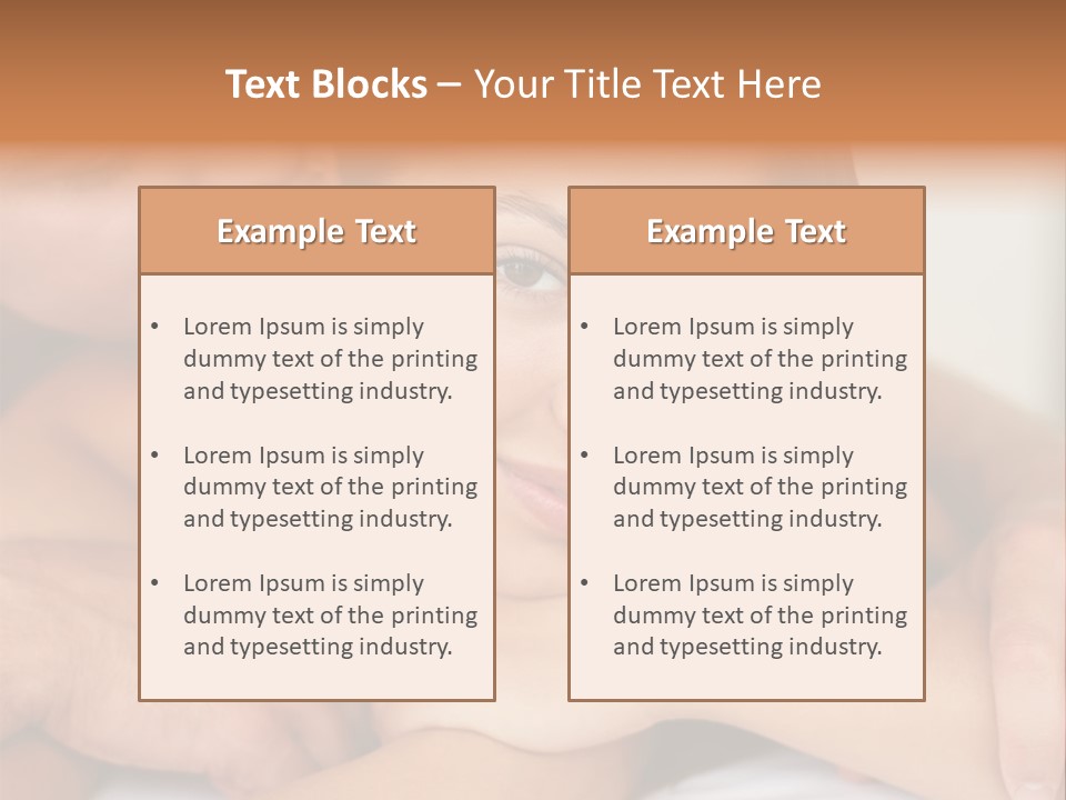 A Man And A Woman Laying On Top Of A Bed PowerPoint Template