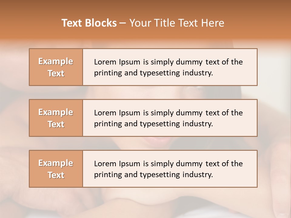 A Man And A Woman Laying On Top Of A Bed PowerPoint Template
