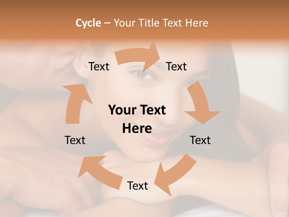 A Man And A Woman Laying On Top Of A Bed PowerPoint Template