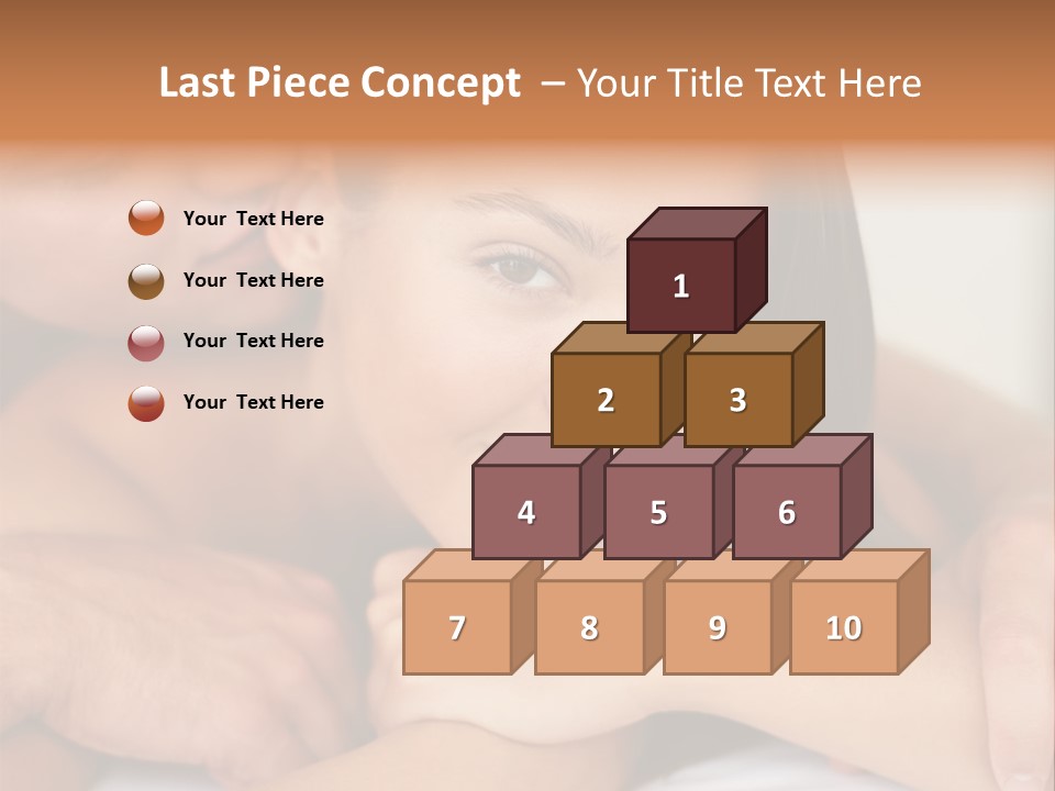 A Man And A Woman Laying On Top Of A Bed PowerPoint Template