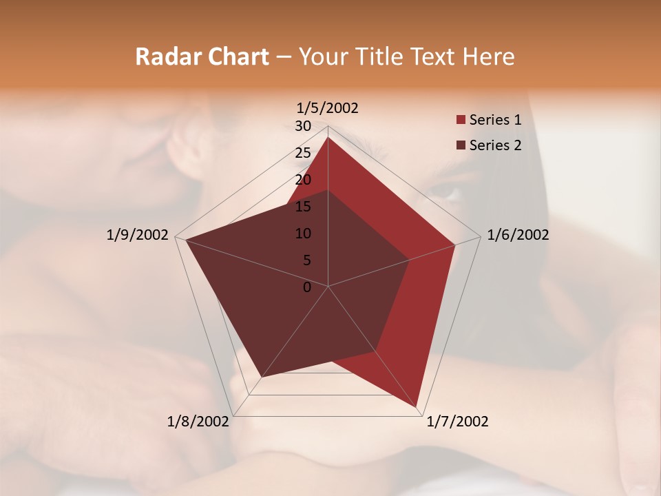 A Man And A Woman Laying On Top Of A Bed PowerPoint Template