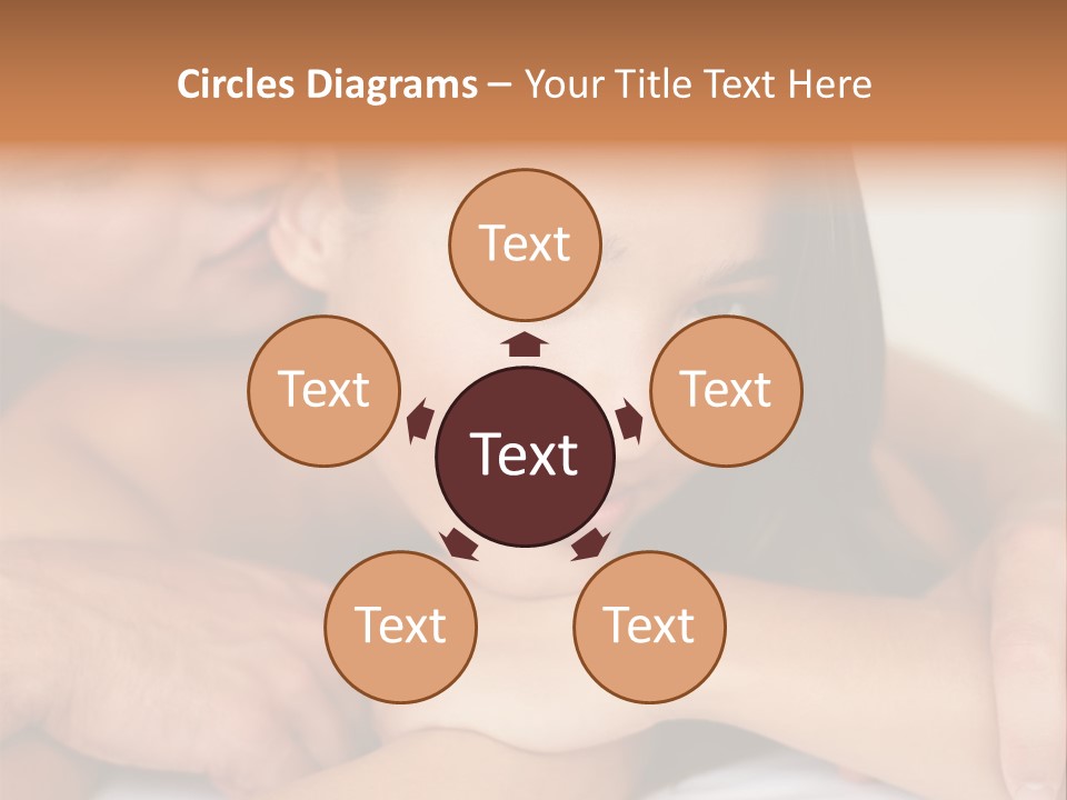 A Man And A Woman Laying On Top Of A Bed PowerPoint Template