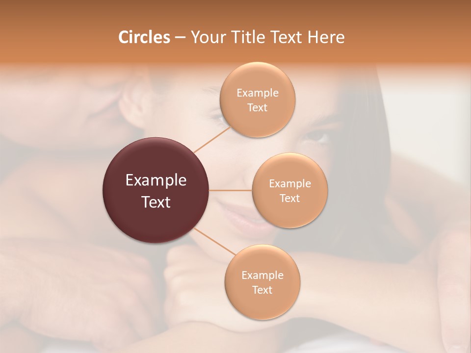 A Man And A Woman Laying On Top Of A Bed PowerPoint Template