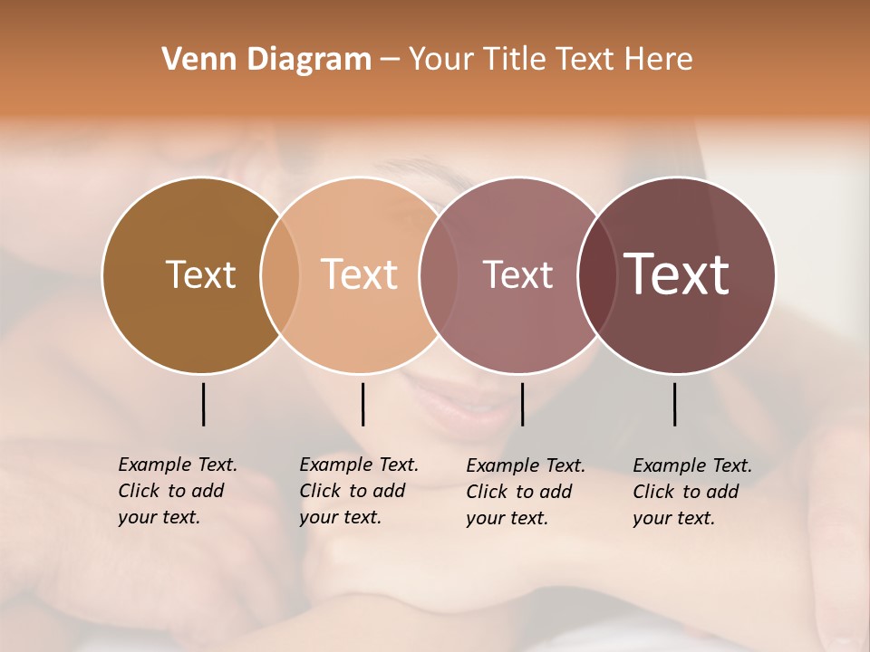 A Man And A Woman Laying On Top Of A Bed PowerPoint Template