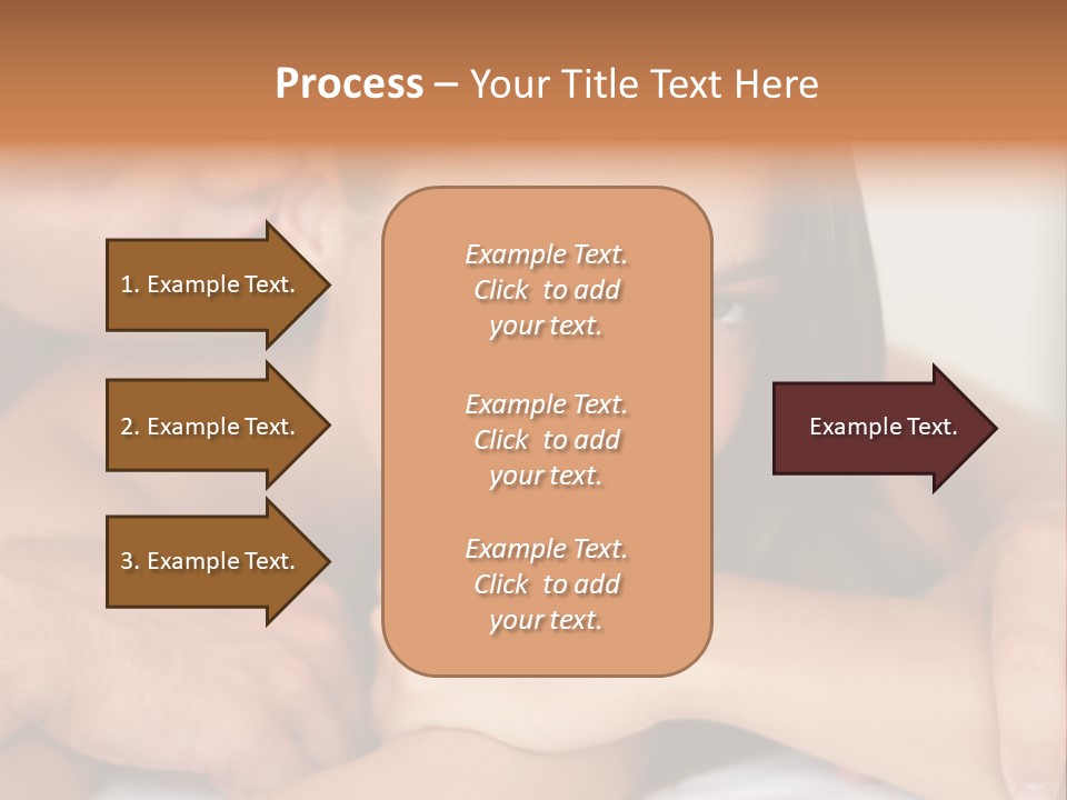 A Man And A Woman Laying On Top Of A Bed PowerPoint Template