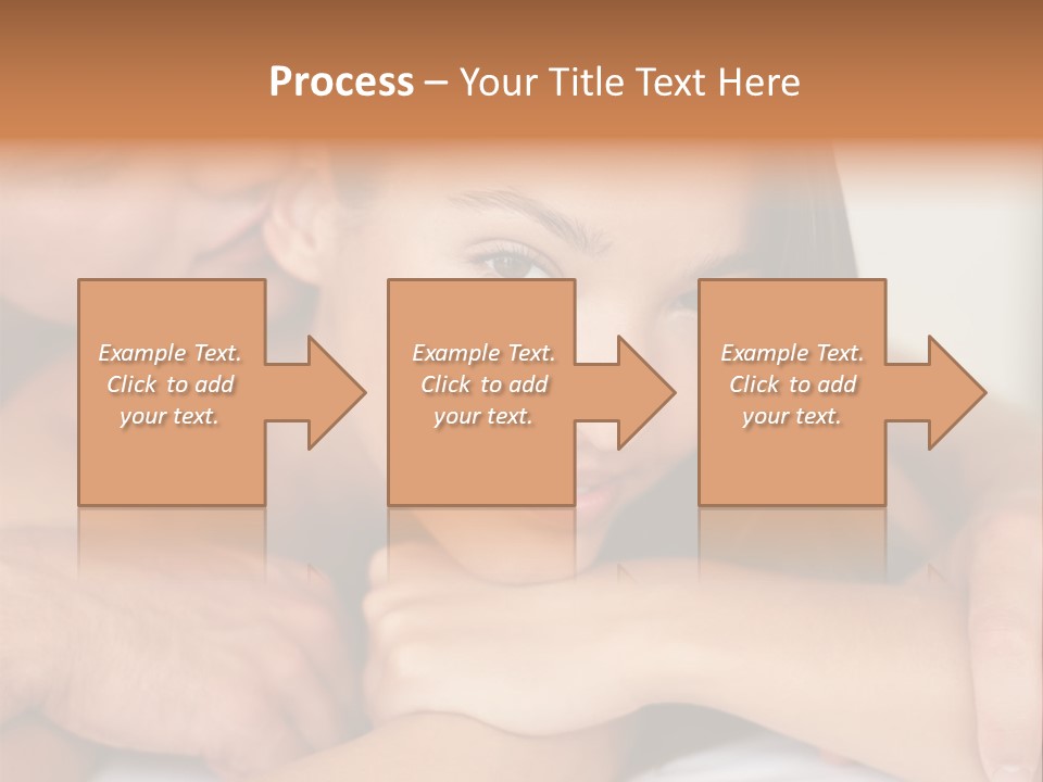 A Man And A Woman Laying On Top Of A Bed PowerPoint Template