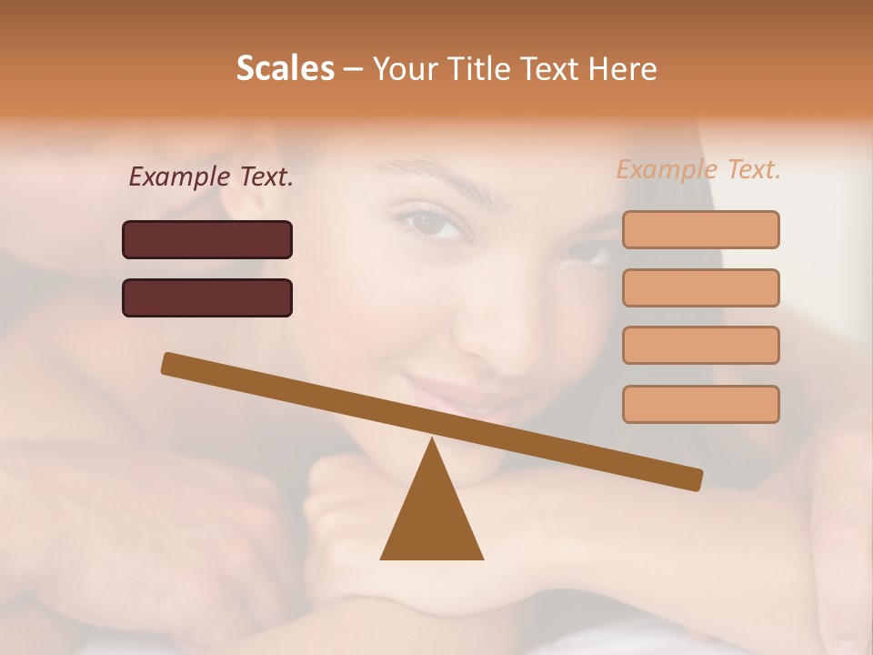 A Man And A Woman Laying On Top Of A Bed PowerPoint Template