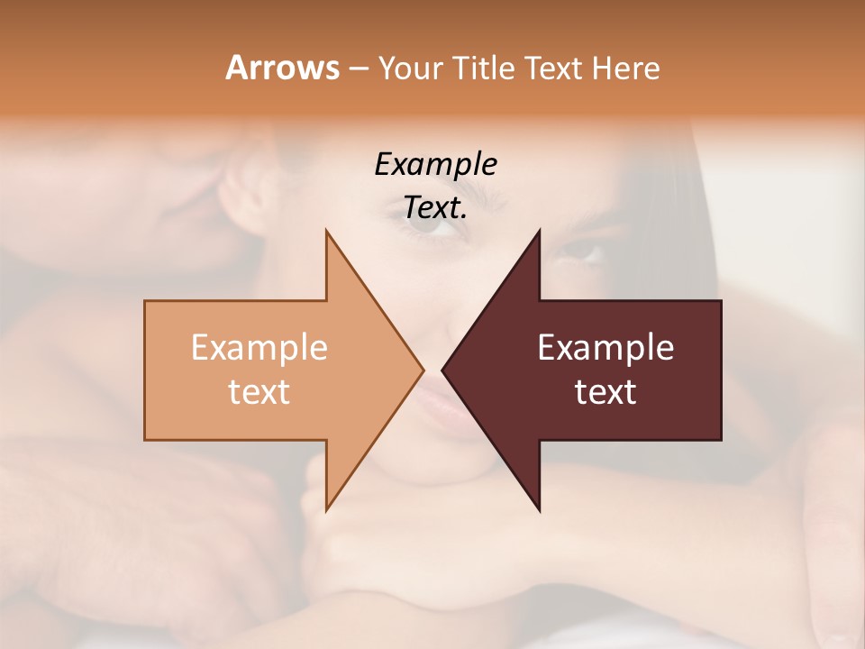 A Man And A Woman Laying On Top Of A Bed PowerPoint Template