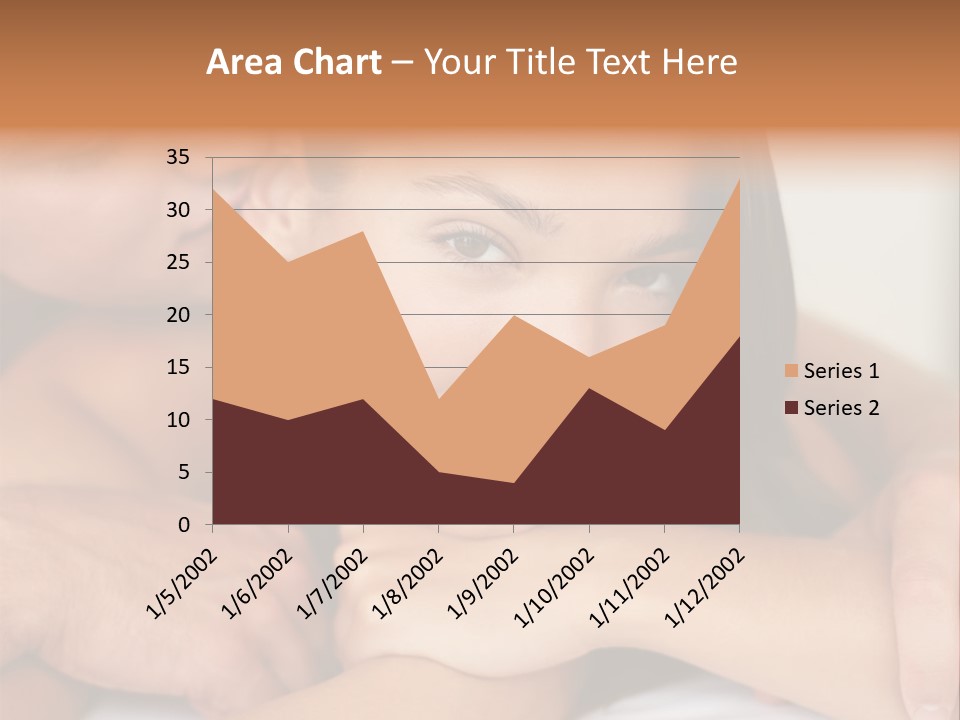 A Man And A Woman Laying On Top Of A Bed PowerPoint Template