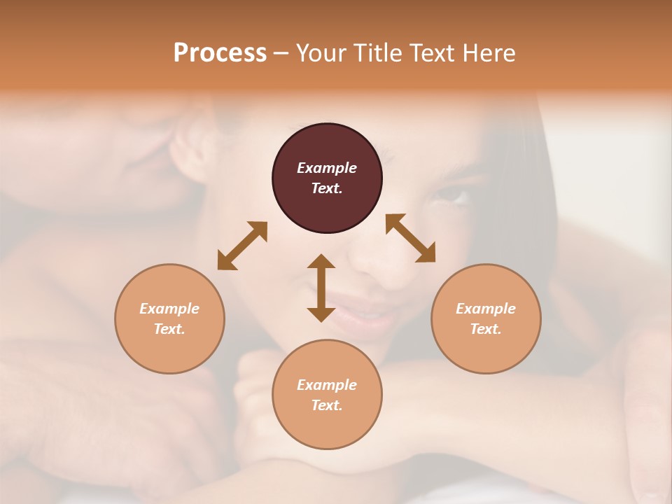 A Man And A Woman Laying On Top Of A Bed PowerPoint Template