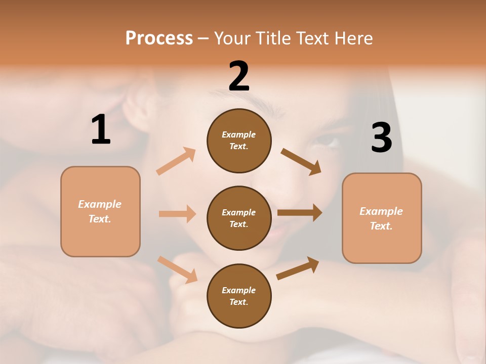 A Man And A Woman Laying On Top Of A Bed PowerPoint Template