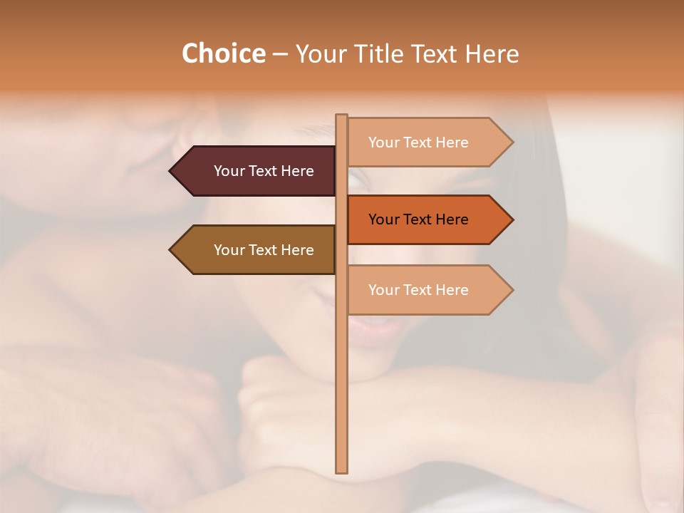 A Man And A Woman Laying On Top Of A Bed PowerPoint Template