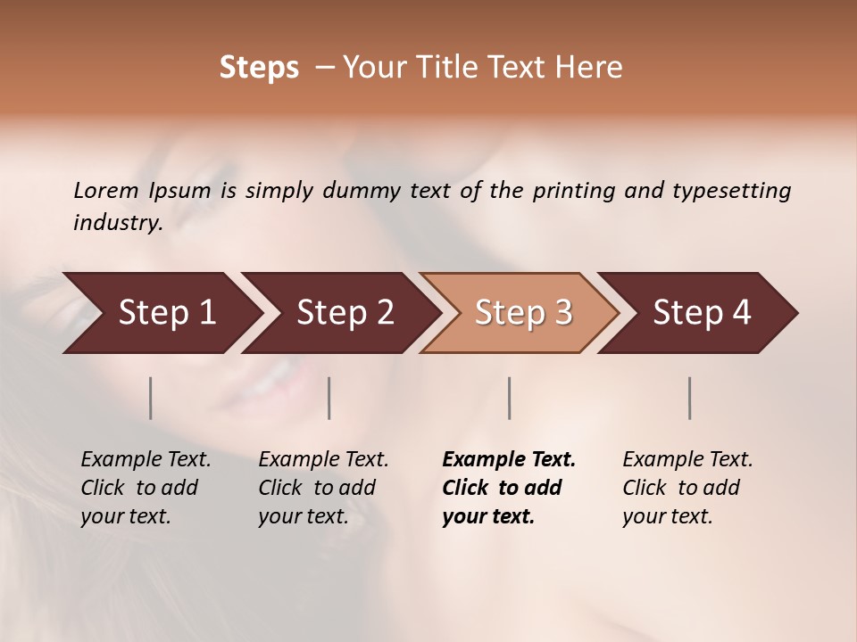 Model Illustration Architect PowerPoint Template