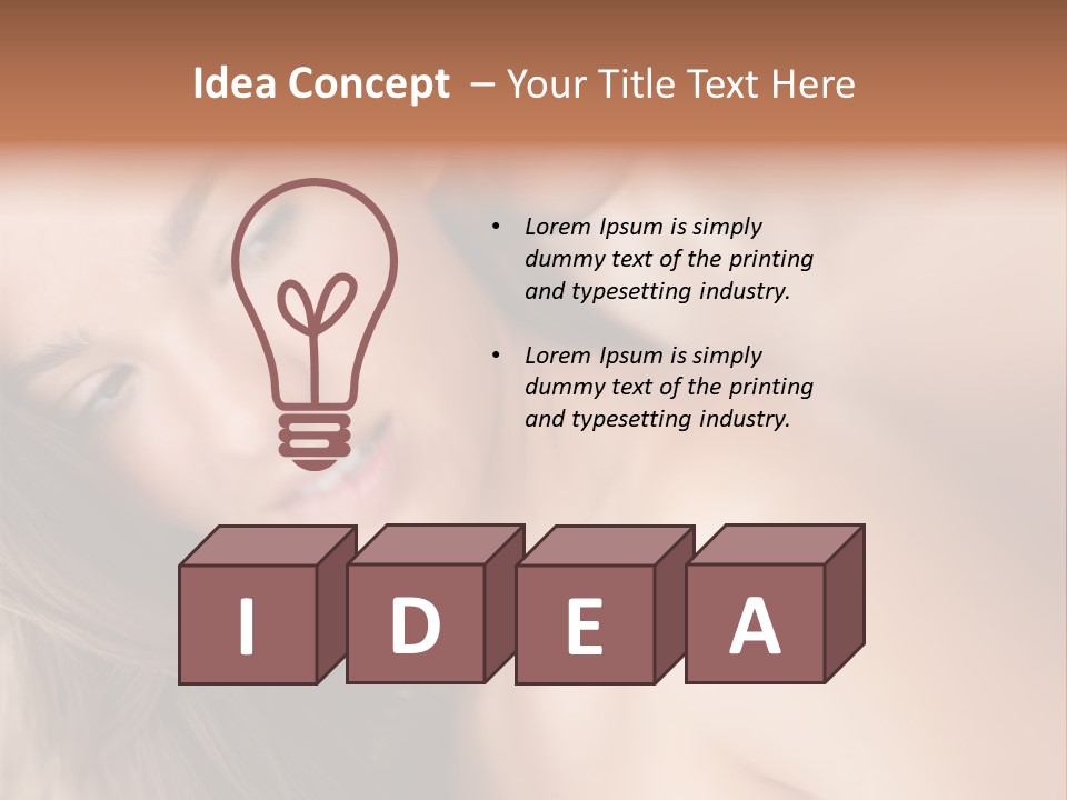 Model Illustration Architect PowerPoint Template