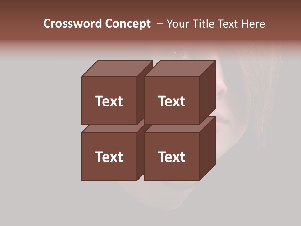 A Young Man With Brown Hair And A Black Shirt Is Looking At The Camera PowerPoint Template