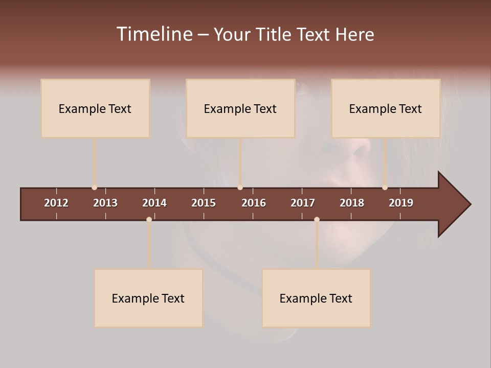A Young Man With Brown Hair And A Black Shirt Is Looking At The Camera PowerPoint Template