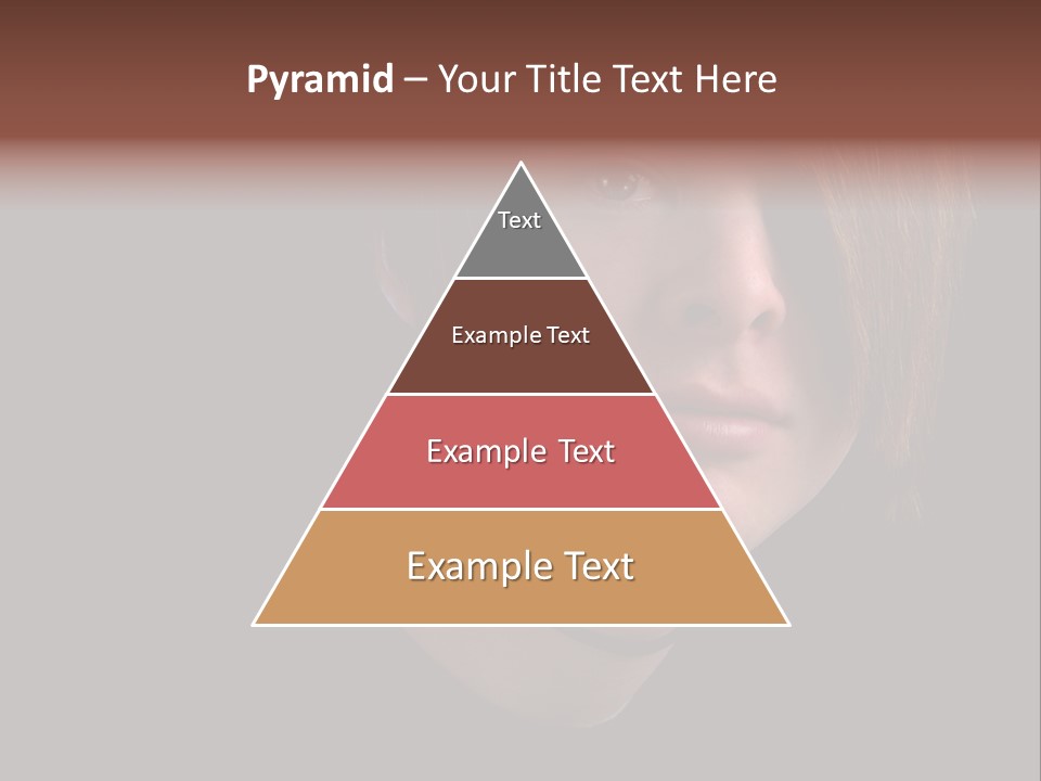 A Young Man With Brown Hair And A Black Shirt Is Looking At The Camera PowerPoint Template