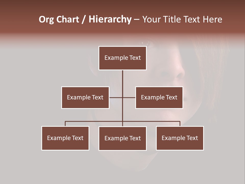 A Young Man With Brown Hair And A Black Shirt Is Looking At The Camera PowerPoint Template