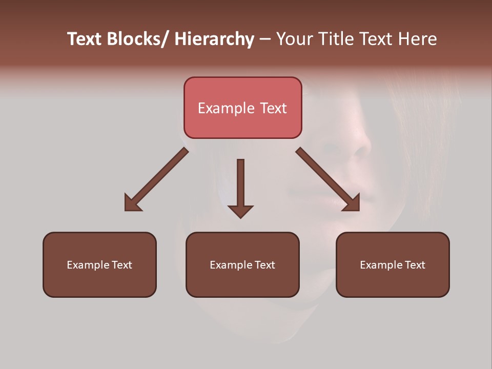 A Young Man With Brown Hair And A Black Shirt Is Looking At The Camera PowerPoint Template