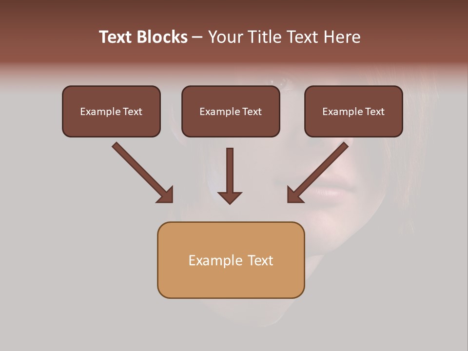 A Young Man With Brown Hair And A Black Shirt Is Looking At The Camera PowerPoint Template