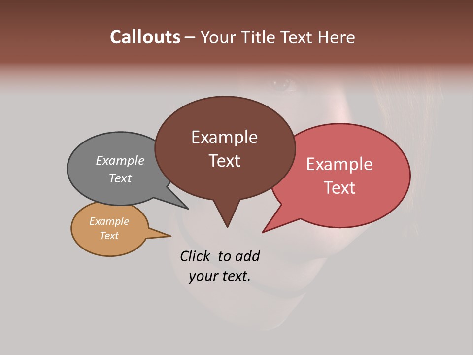 A Young Man With Brown Hair And A Black Shirt Is Looking At The Camera PowerPoint Template