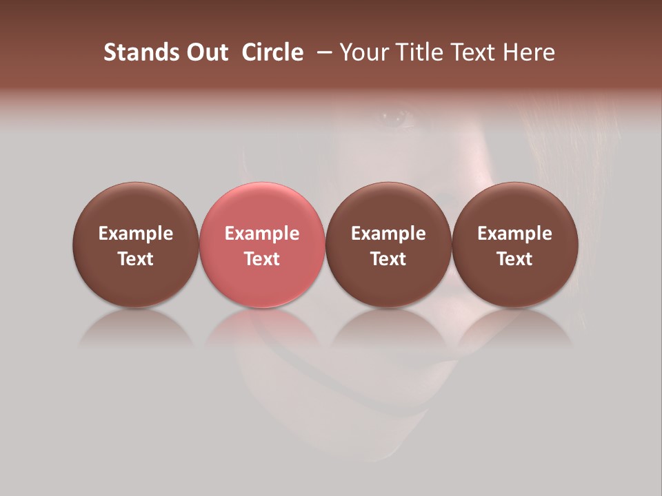 A Young Man With Brown Hair And A Black Shirt Is Looking At The Camera PowerPoint Template