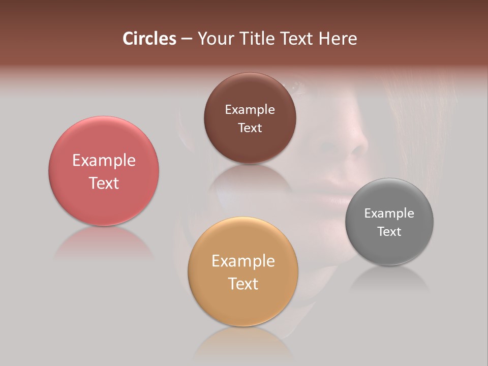 A Young Man With Brown Hair And A Black Shirt Is Looking At The Camera PowerPoint Template