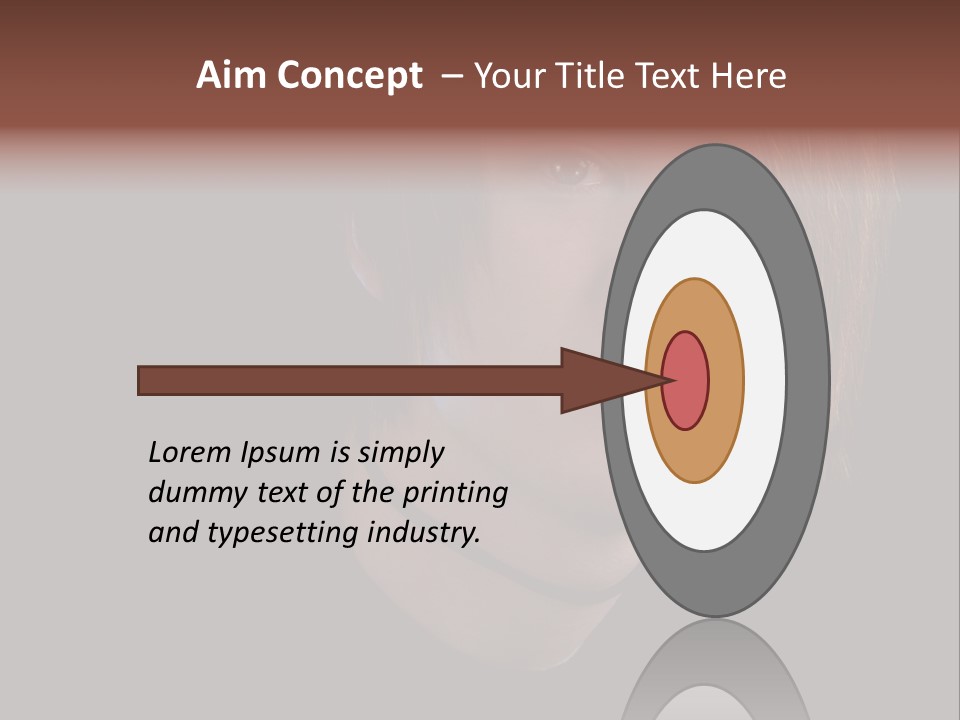 A Young Man With Brown Hair And A Black Shirt Is Looking At The Camera PowerPoint Template