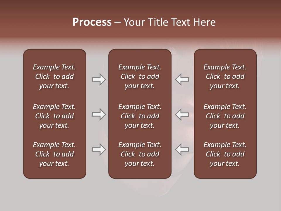 A Young Man With Brown Hair And A Black Shirt Is Looking At The Camera PowerPoint Template