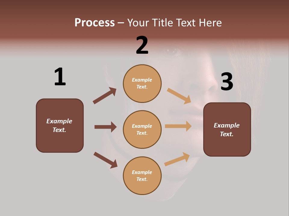 A Young Man With Brown Hair And A Black Shirt Is Looking At The Camera PowerPoint Template