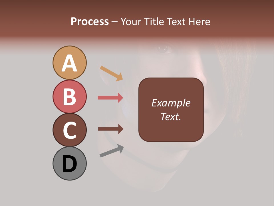 A Young Man With Brown Hair And A Black Shirt Is Looking At The Camera PowerPoint Template