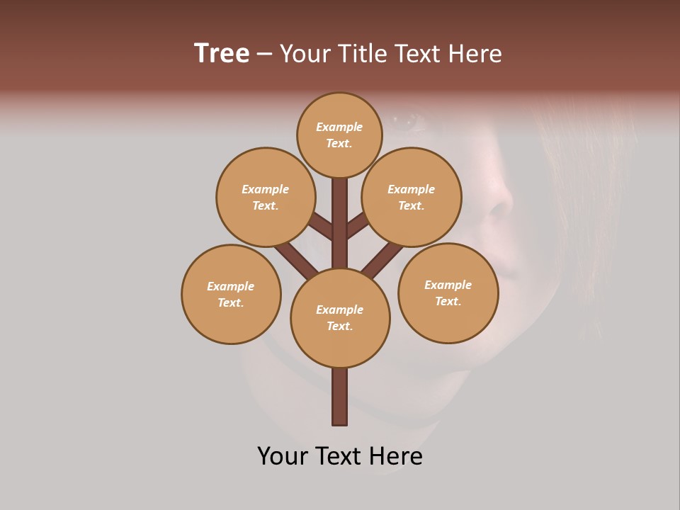 A Young Man With Brown Hair And A Black Shirt Is Looking At The Camera PowerPoint Template