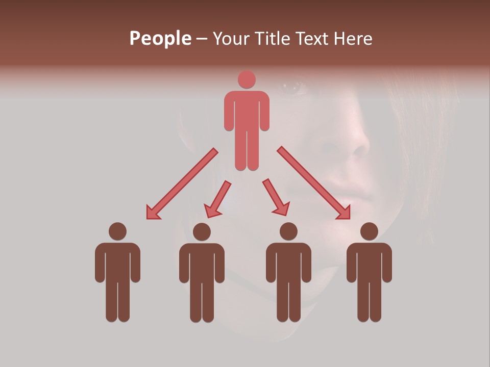 A Young Man With Brown Hair And A Black Shirt Is Looking At The Camera PowerPoint Template