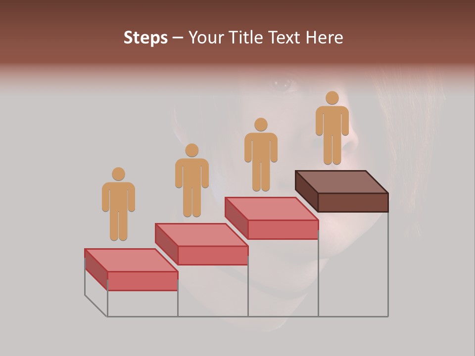 A Young Man With Brown Hair And A Black Shirt Is Looking At The Camera PowerPoint Template