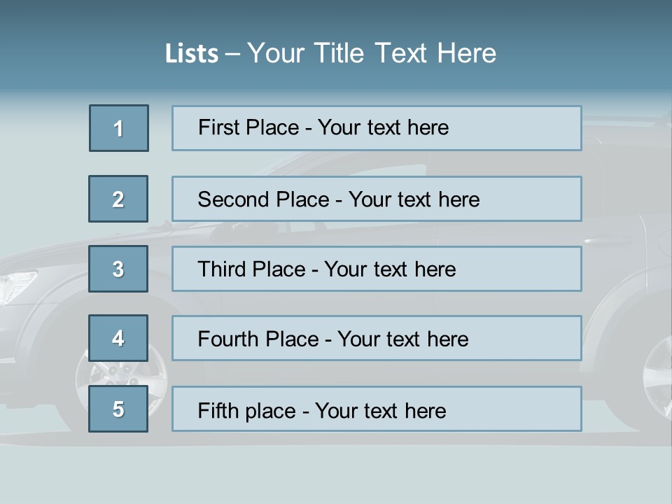 Brand Vehicle Auto PowerPoint Template