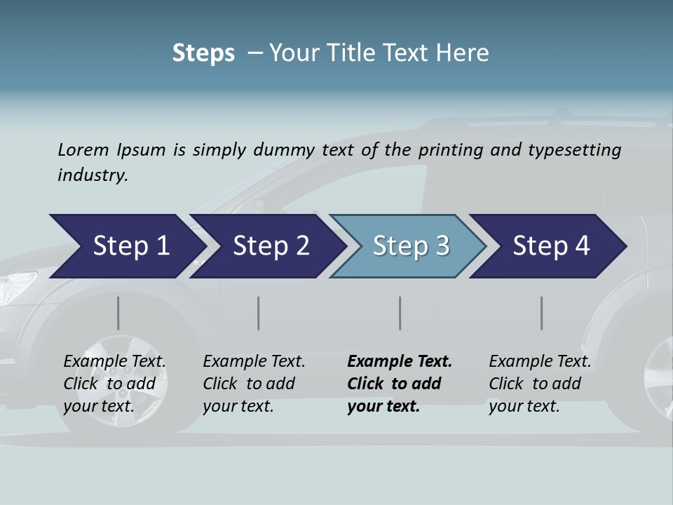 Brand Vehicle Auto PowerPoint Template