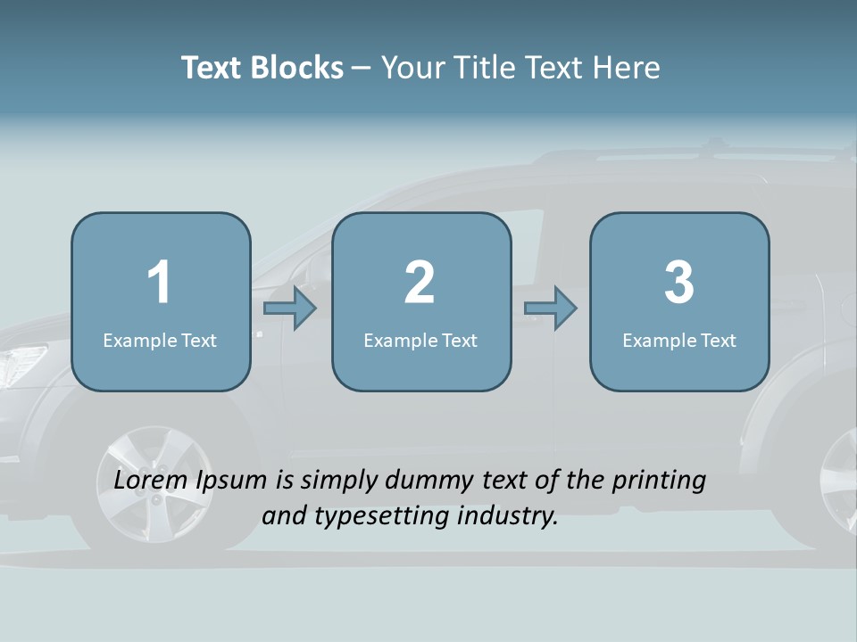 Brand Vehicle Auto PowerPoint Template