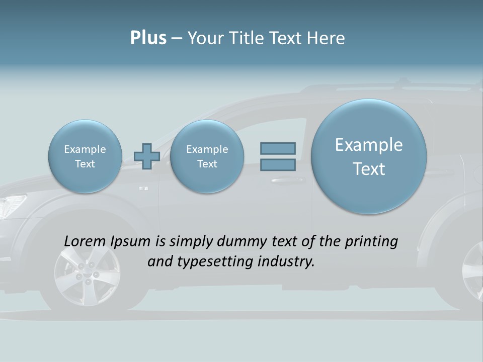 Brand Vehicle Auto PowerPoint Template