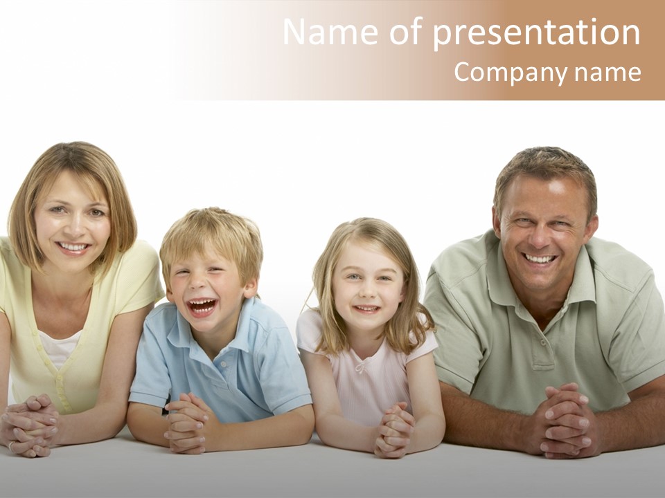 Having Sister Down PowerPoint Template