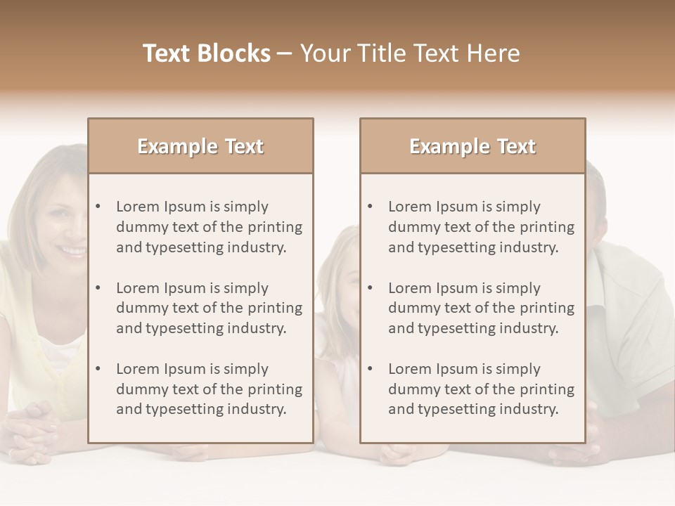 Having Sister Down PowerPoint Template