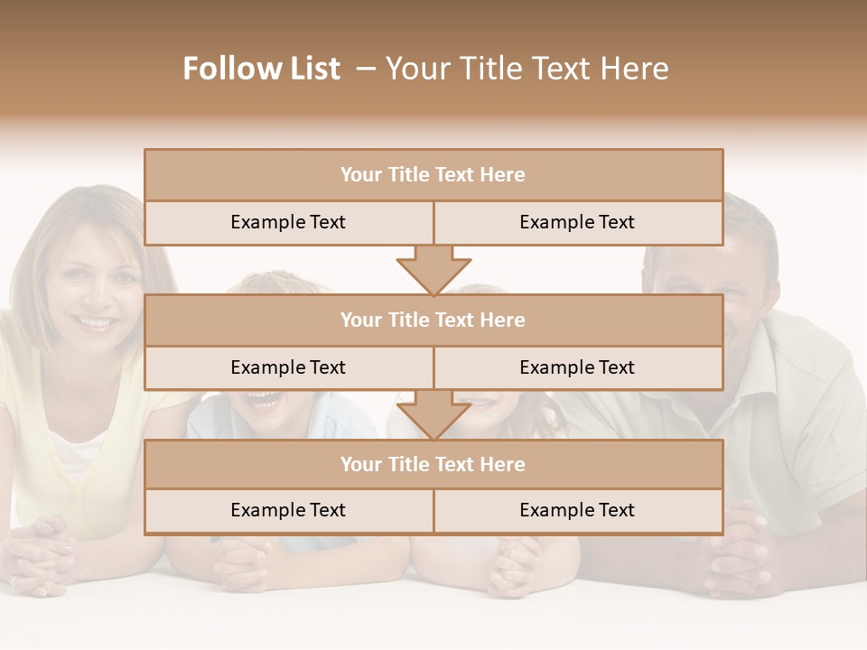 Having Sister Down PowerPoint Template