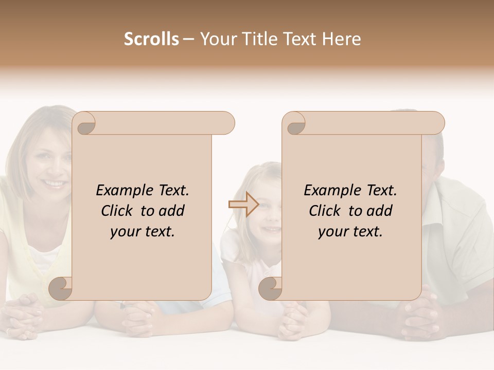 Having Sister Down PowerPoint Template