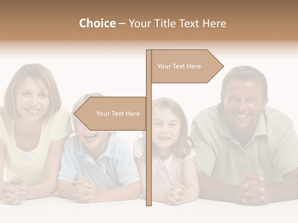 Having Sister Down PowerPoint Template