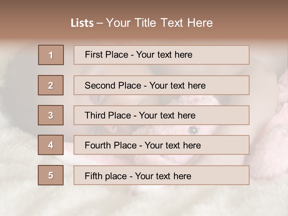 Breastfeed Infant Sleep PowerPoint Template