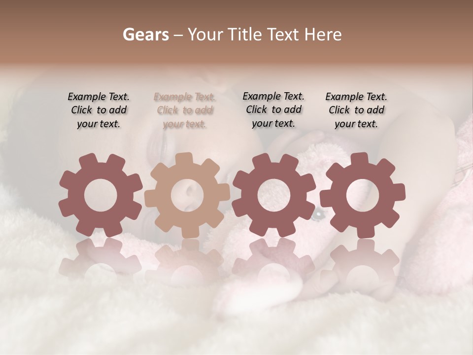 Breastfeed Infant Sleep PowerPoint Template